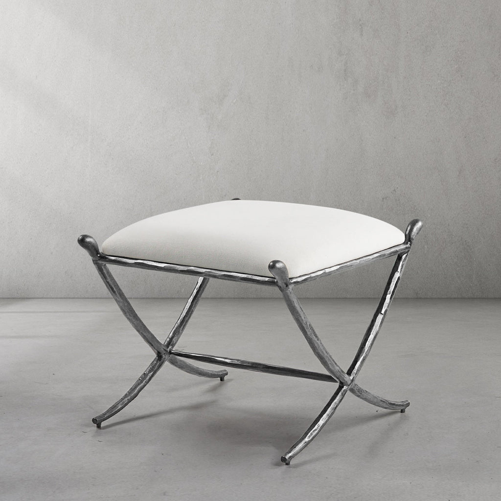 Thomson Horn Fabric Base Stool