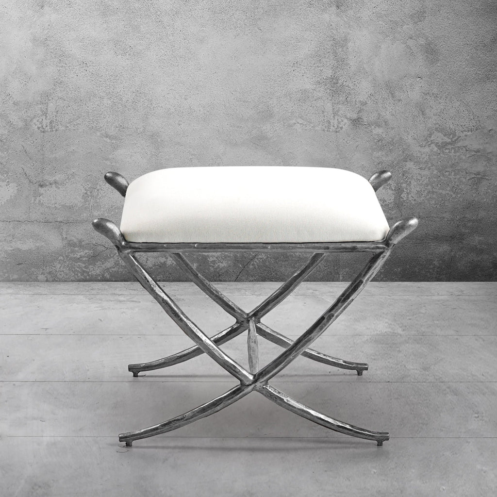 Thomson Horn Fabric Base Stool
