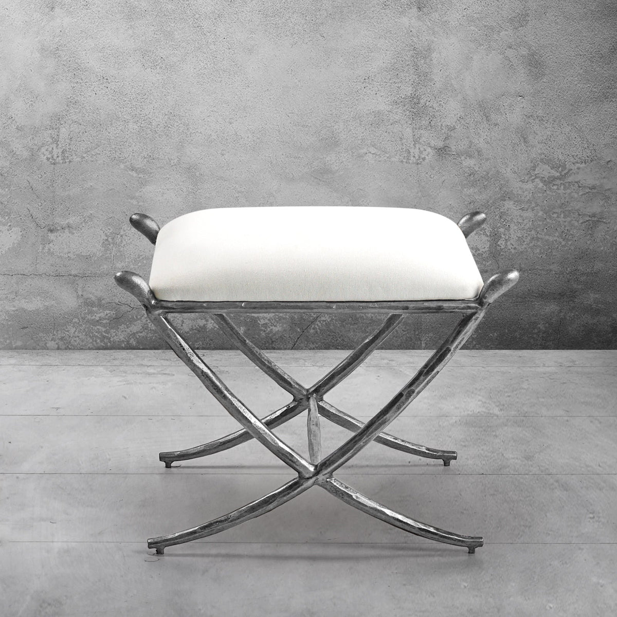Thomson Horn Fabric Base Stool