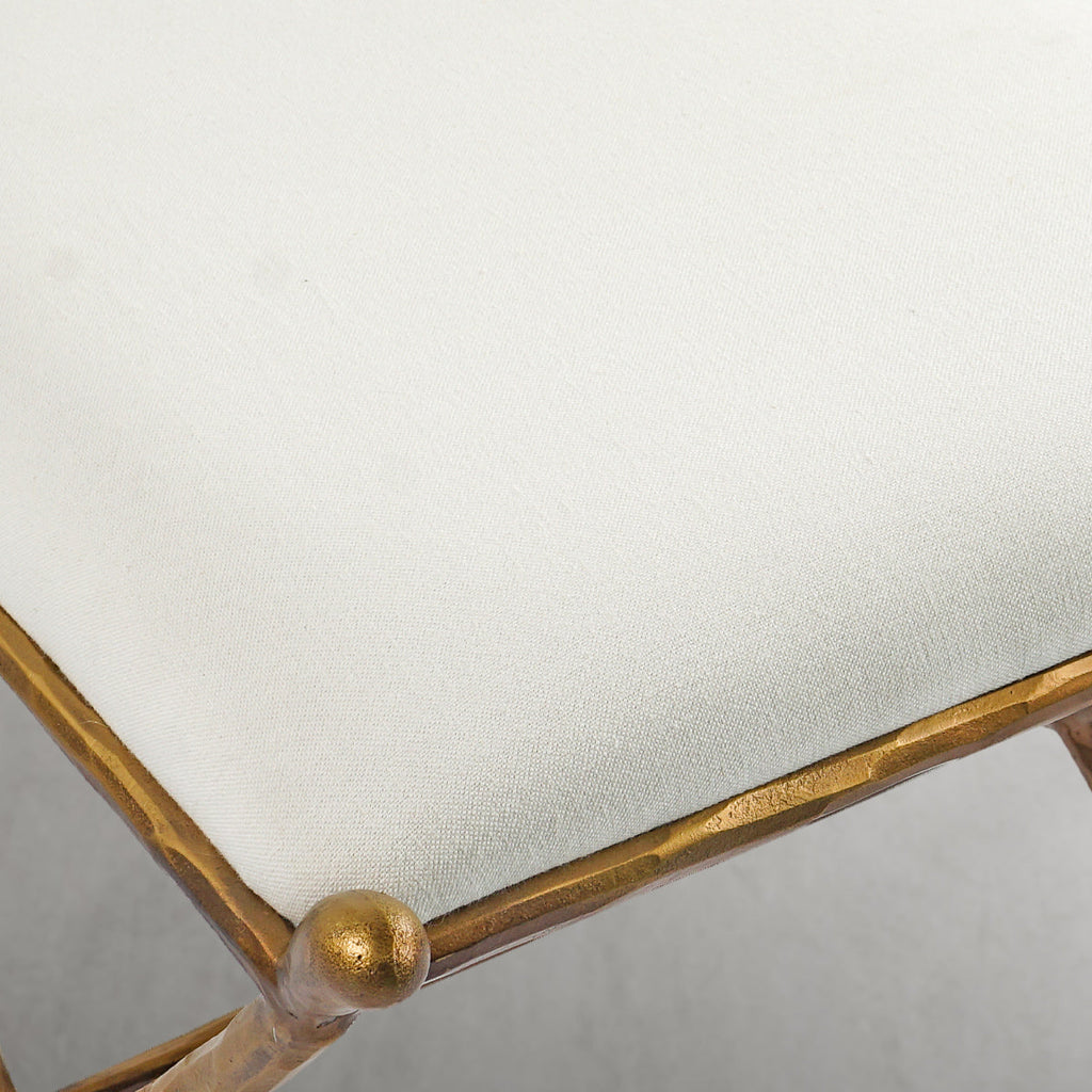 Thomson Horn Fabric Base Stool