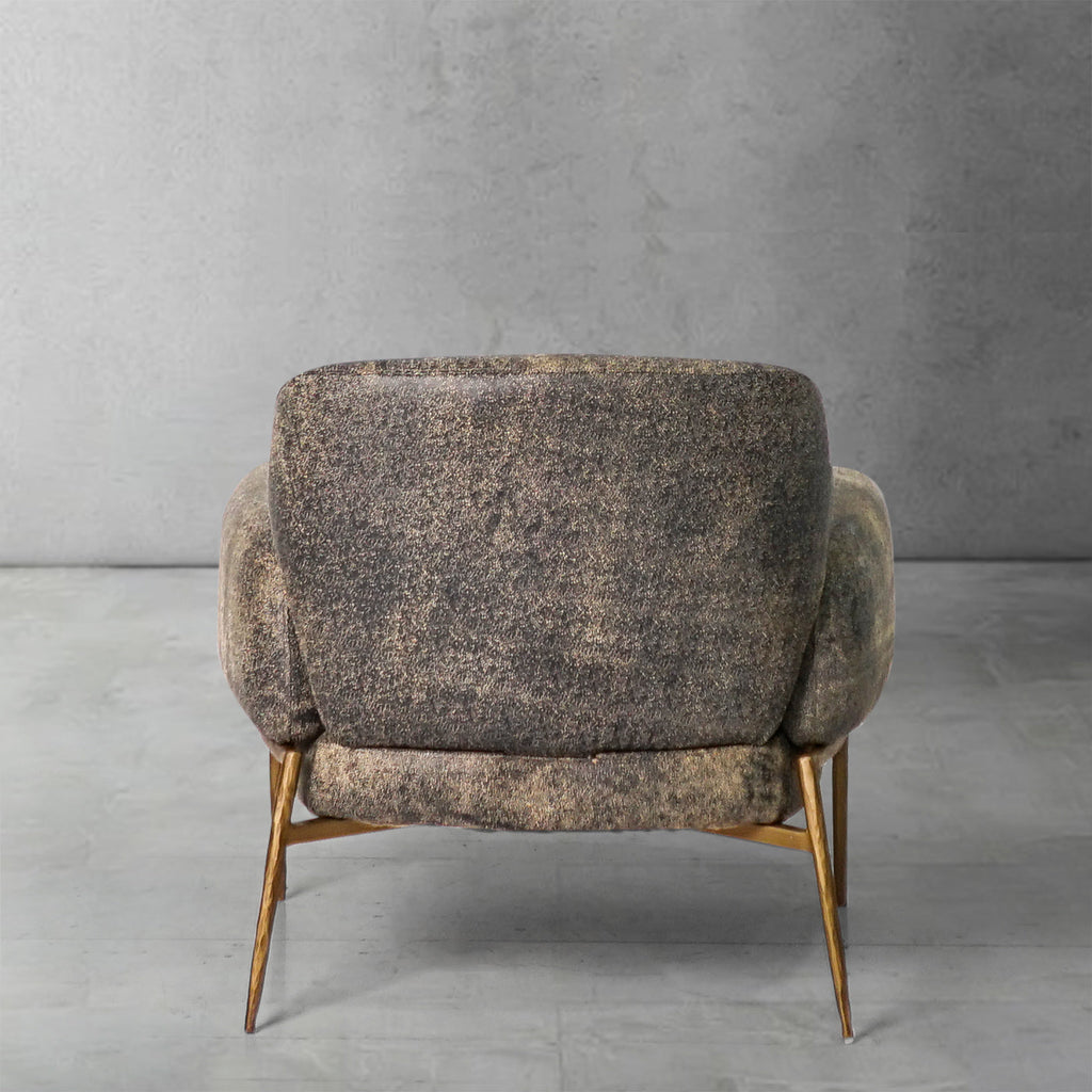 Thomson Vintage Pearl Grain Cowhide Lounge Chair