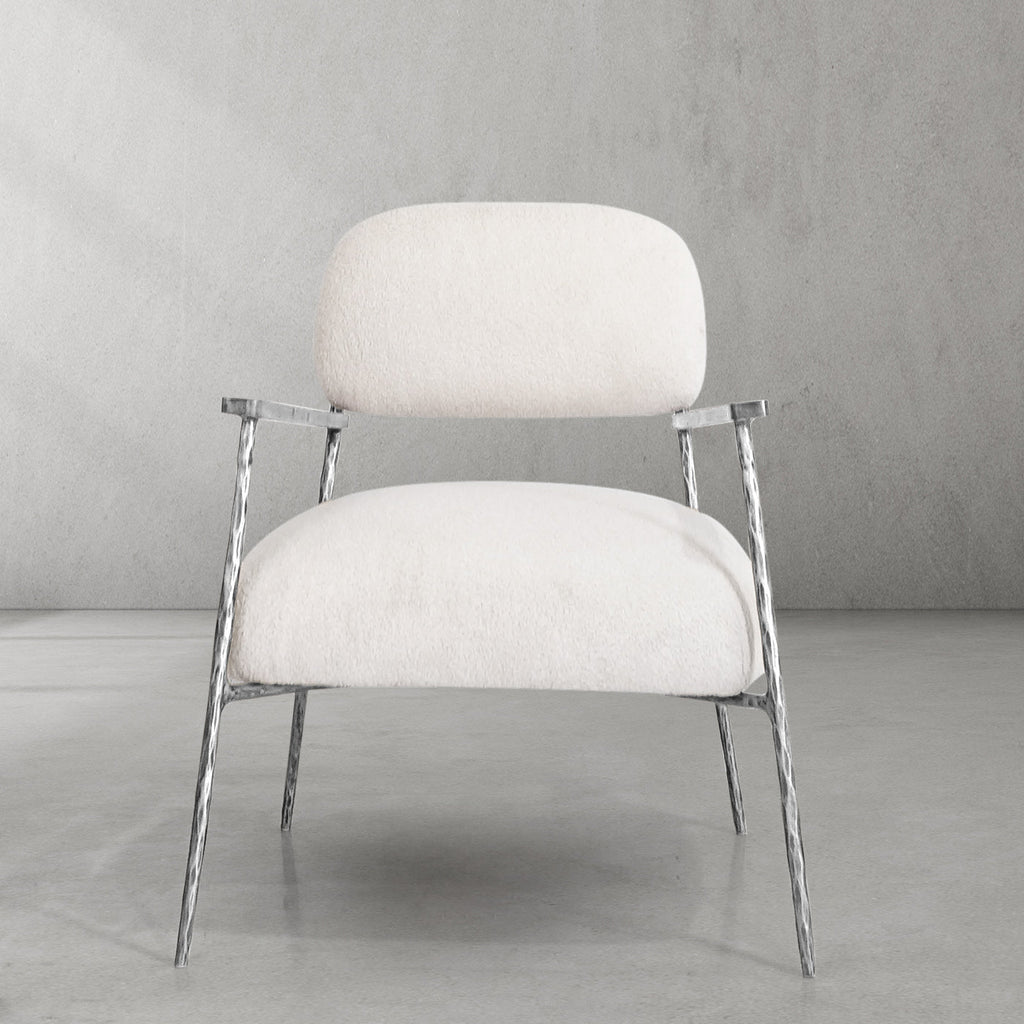 Thomson White Pure Wood Handrail Chair