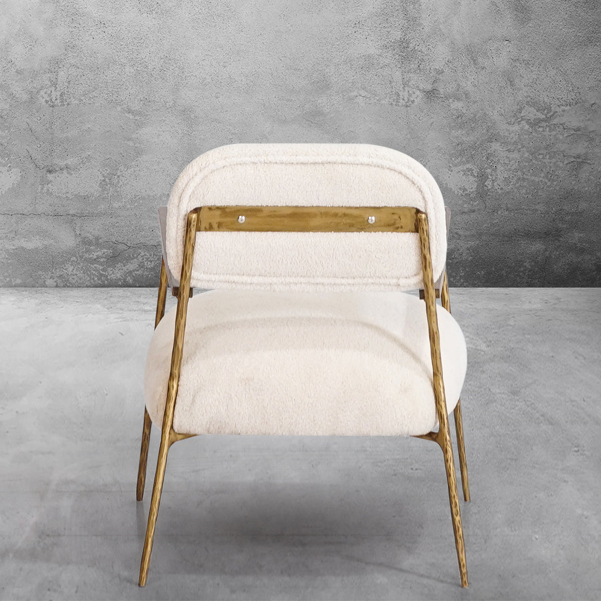 Thomson White Pure Wood Handrail Chair