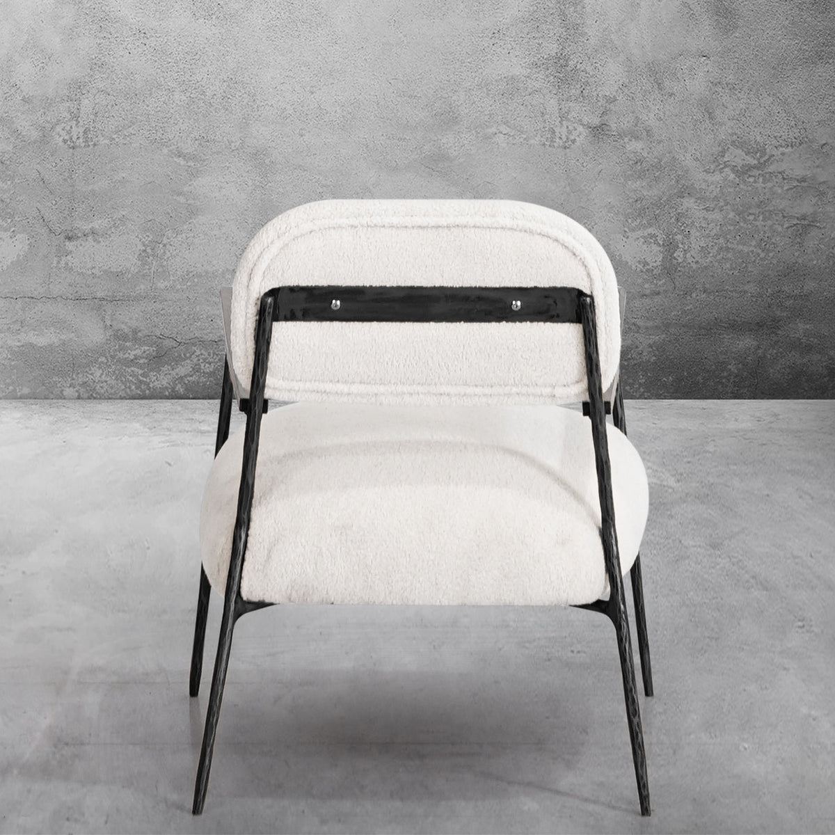 Thomson White Pure Wood Handrail Chair