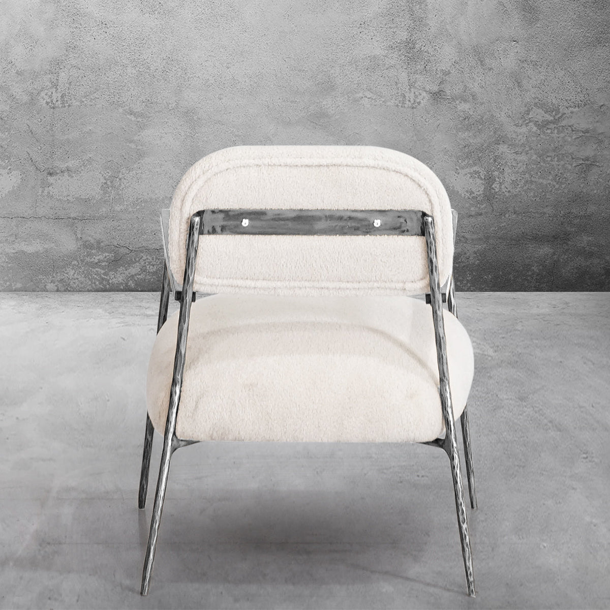 Thomson White Pure Wood Handrail Chair