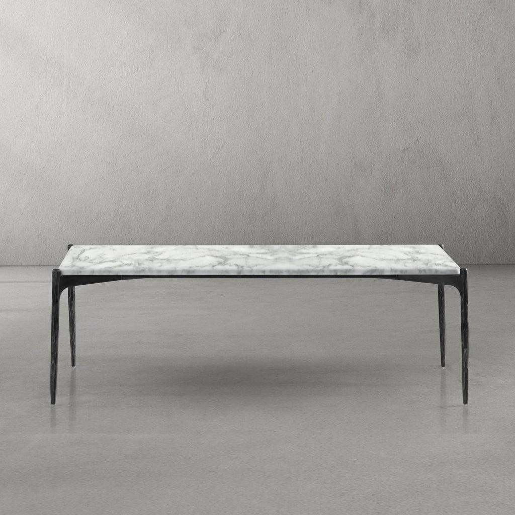 Thomson Rectangle Horn Marble Coffee Table 48"W