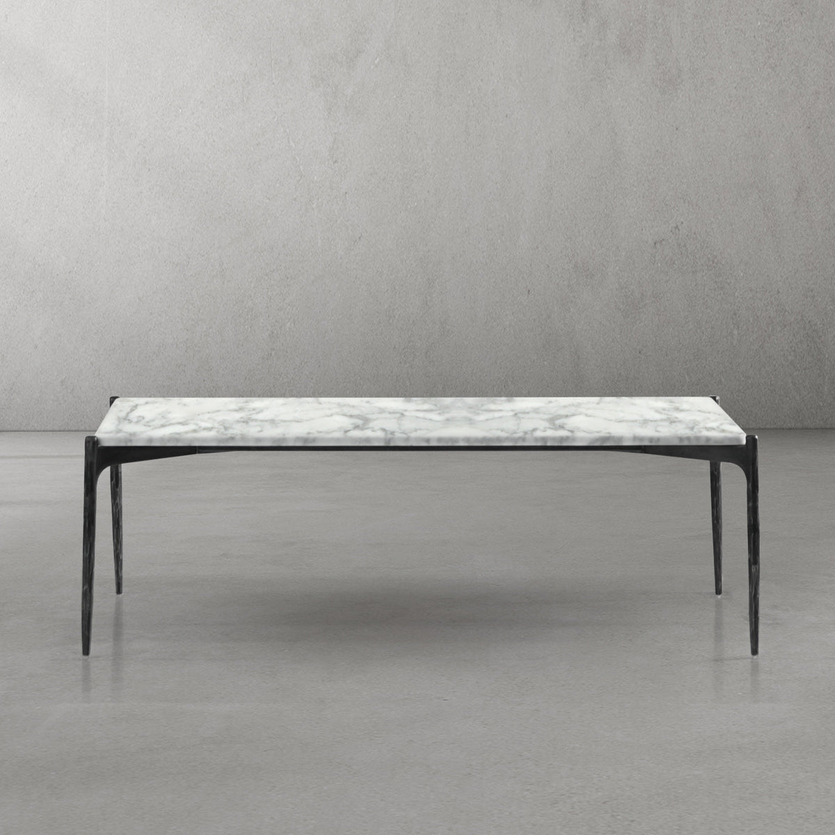 Thomson Rectangle Horn Marble Coffee Table 48"W