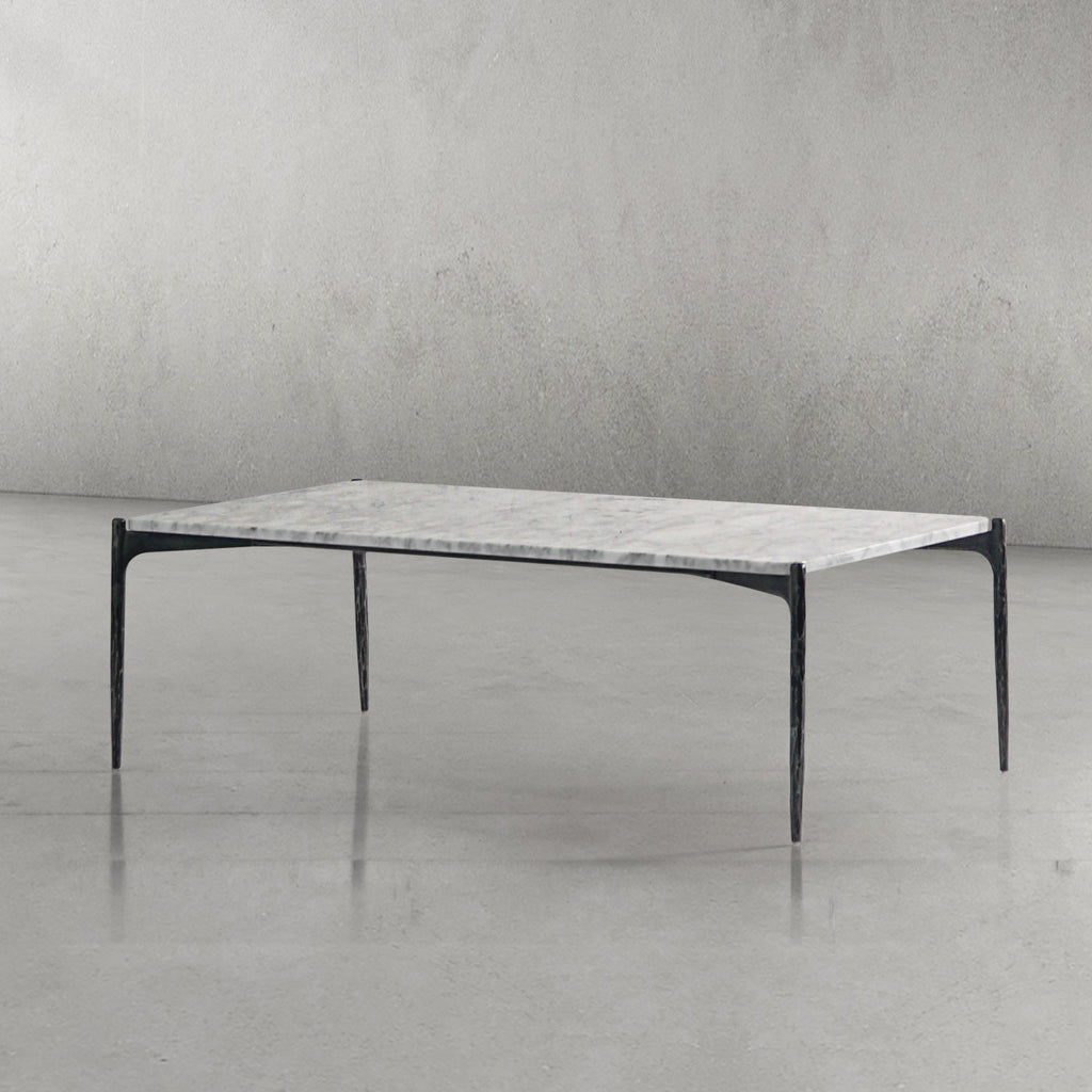 Thomson Rectangle Horn Marble Coffee Table 48"W
