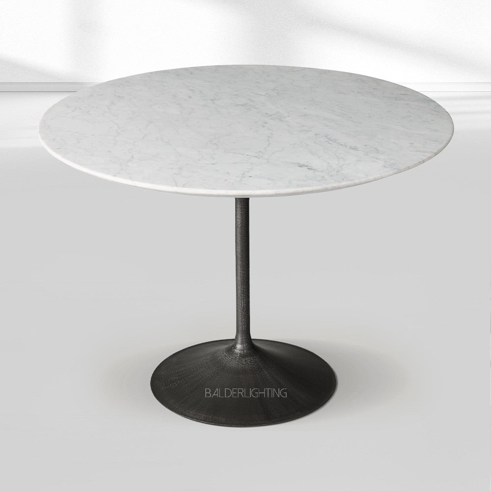 Adol Stone Round Dining Table
