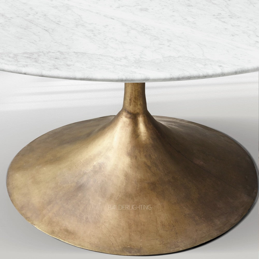 Adol Stone Round Dining Table
