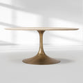 Adol Stone Round Dining Table