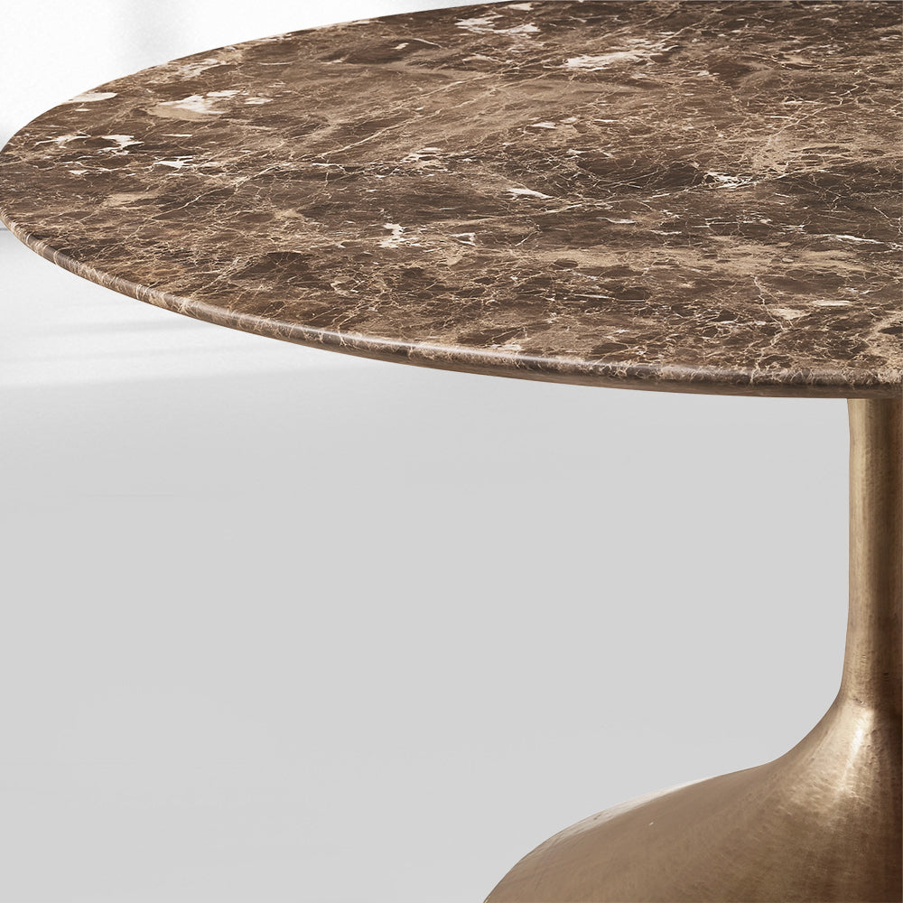 Adol Stone Round Dining Table