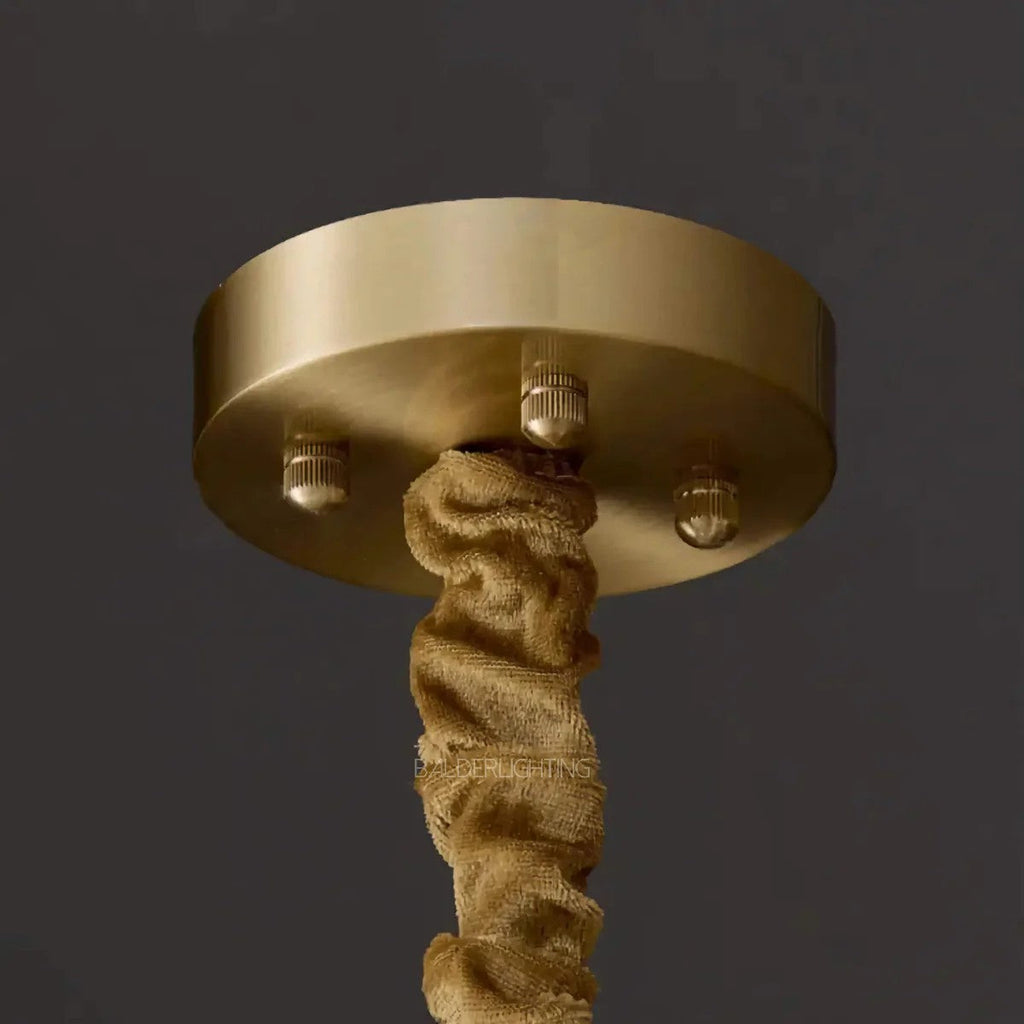 Alabaster Cylinder Chandelier