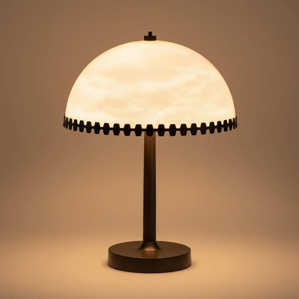 Alabaster Japandi Table Lamp