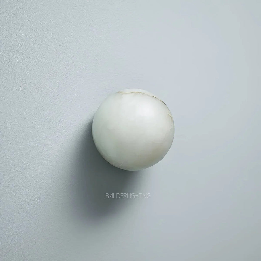 Alabaster Totem Wall Sconce