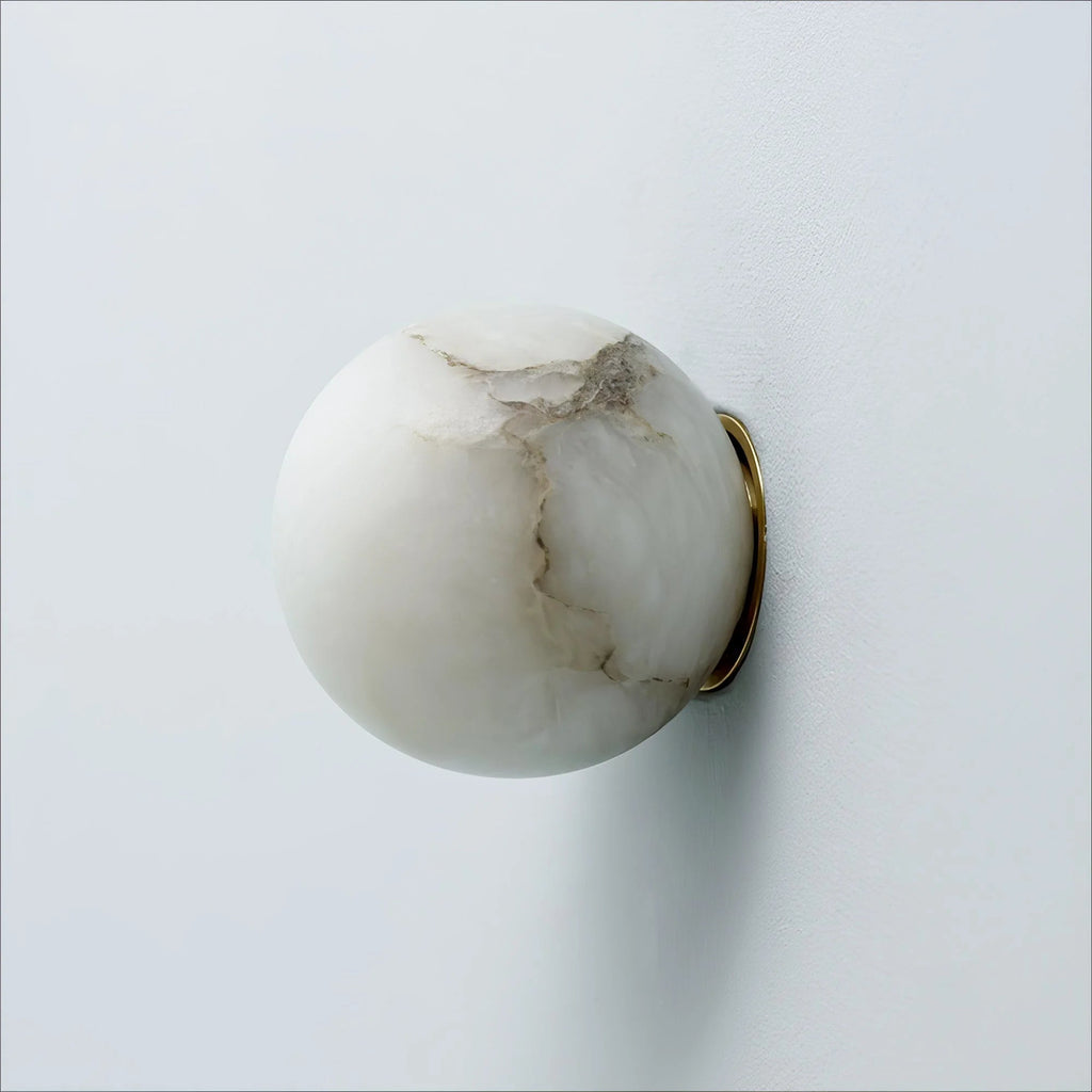 Alabaster Totem Wall Sconce