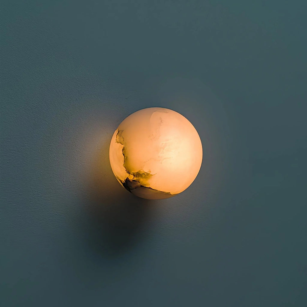 Alabaster Totem Wall Sconce