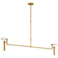 Alabaster Kelly Wearstler Linear Chandelier