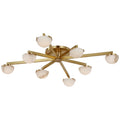 Alabaster Wearstler Pedra Large Staggered Arm Flush Mount