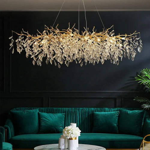 Albero Modern French-Style Branch Crystal Chandelier