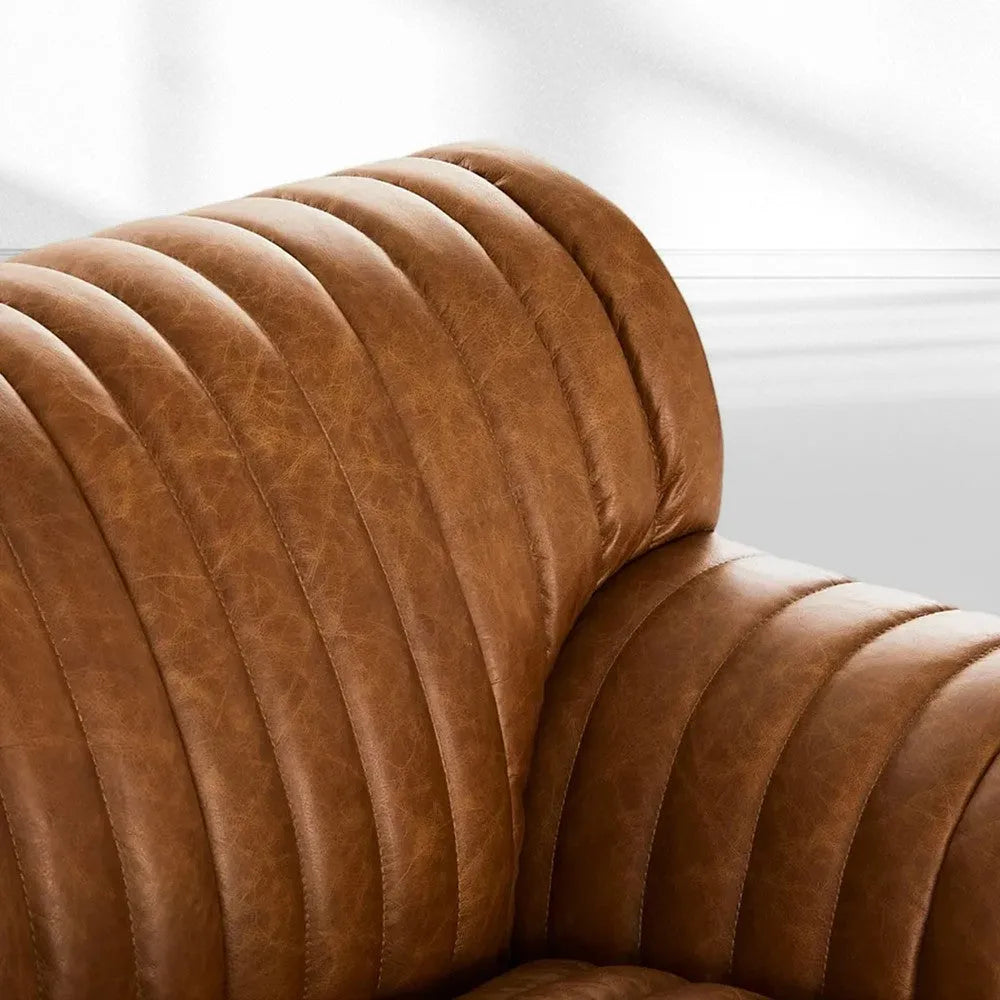Aspan Leather Occasional Chair