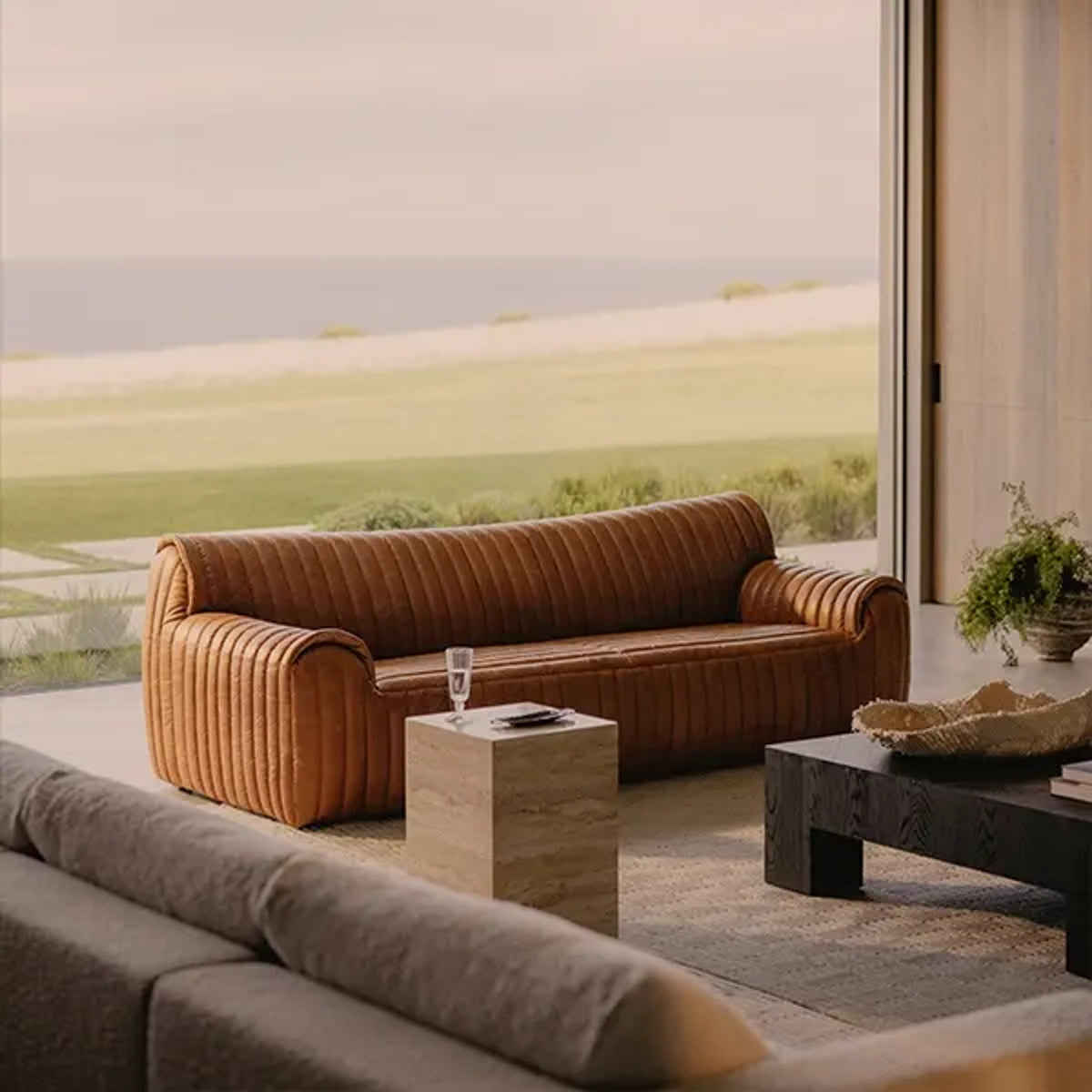 Aspan Leather Sofa