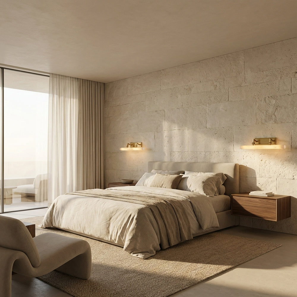 Aurora Alabaster Picture Light 20"W
