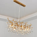 Avis Clear Crystal Branch Chandelier