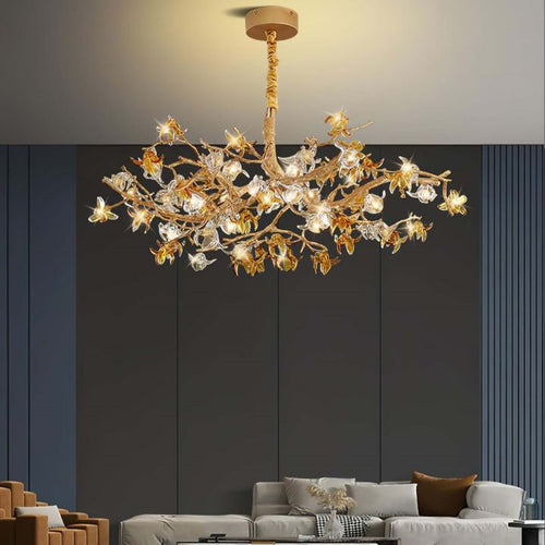 Branch Aosta Brass Branch Chandelier