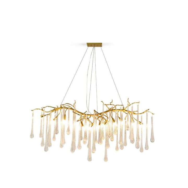 Branch Aqua Makrama Chandeliers