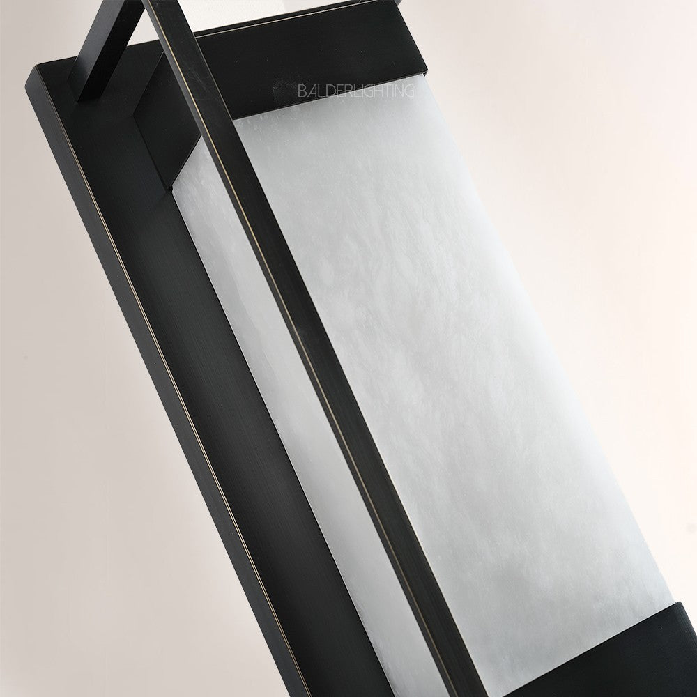 Bravura Alabaster Wall Sconce 15.7H