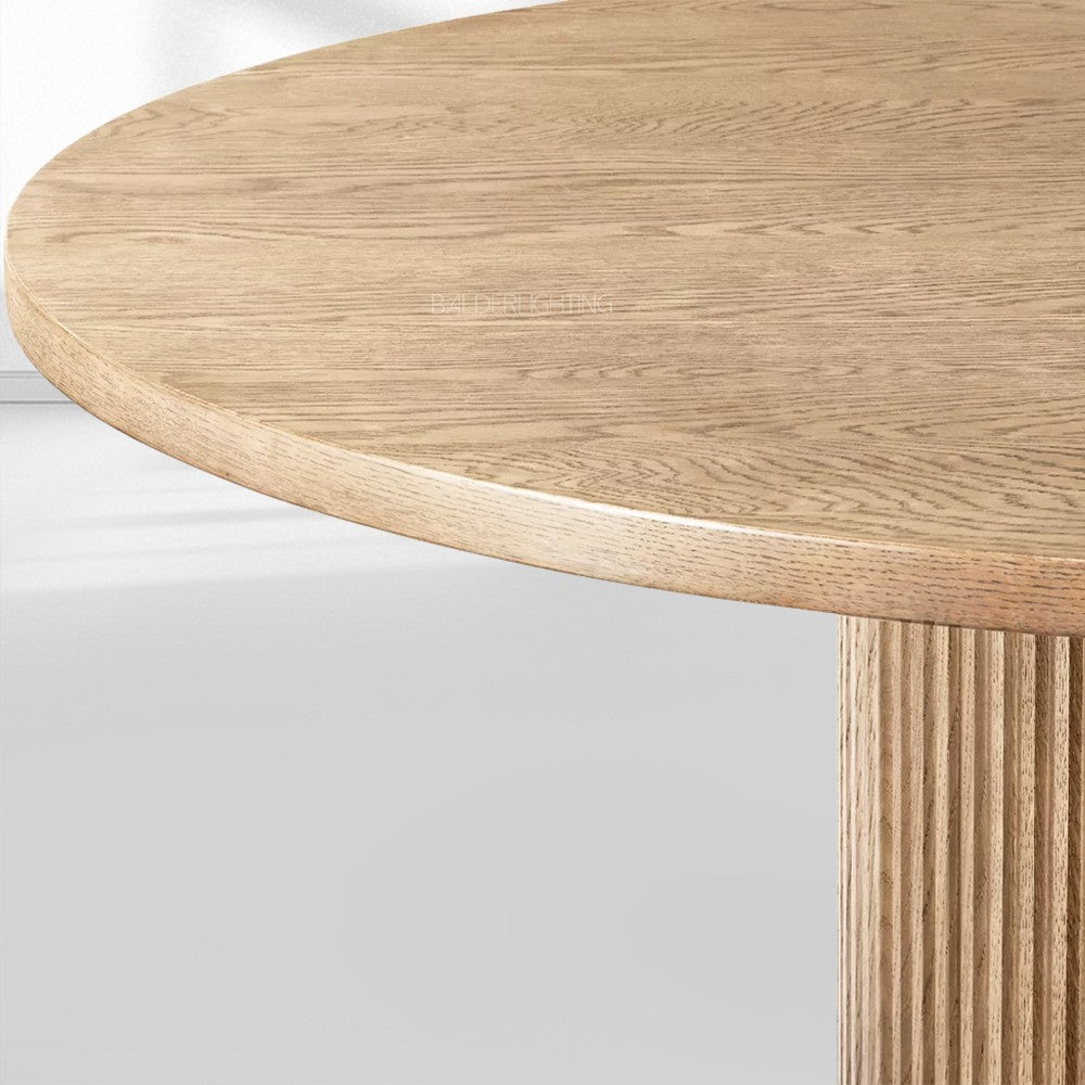 Byrean Emperador Round Modern Dining Table