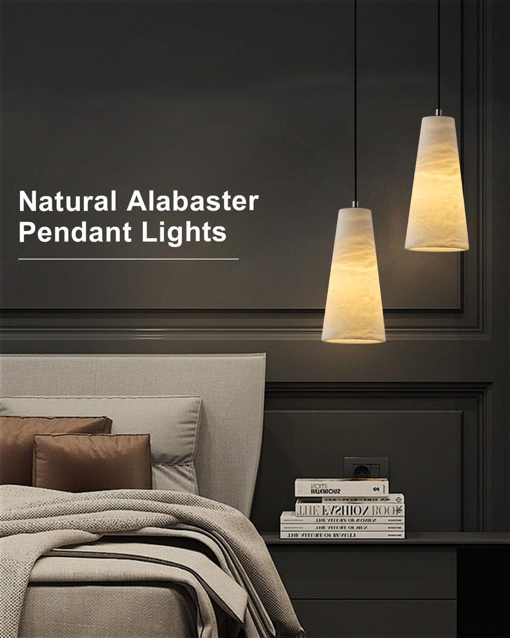 Alabaster Steven Contemporary Pendant