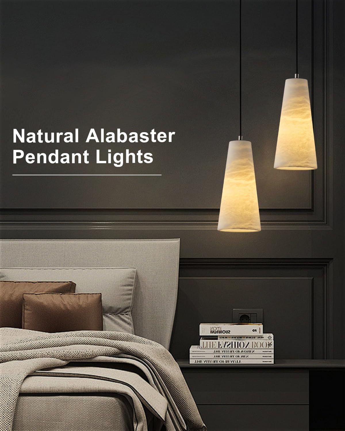 Alabaster Steven Contemporary Pendant