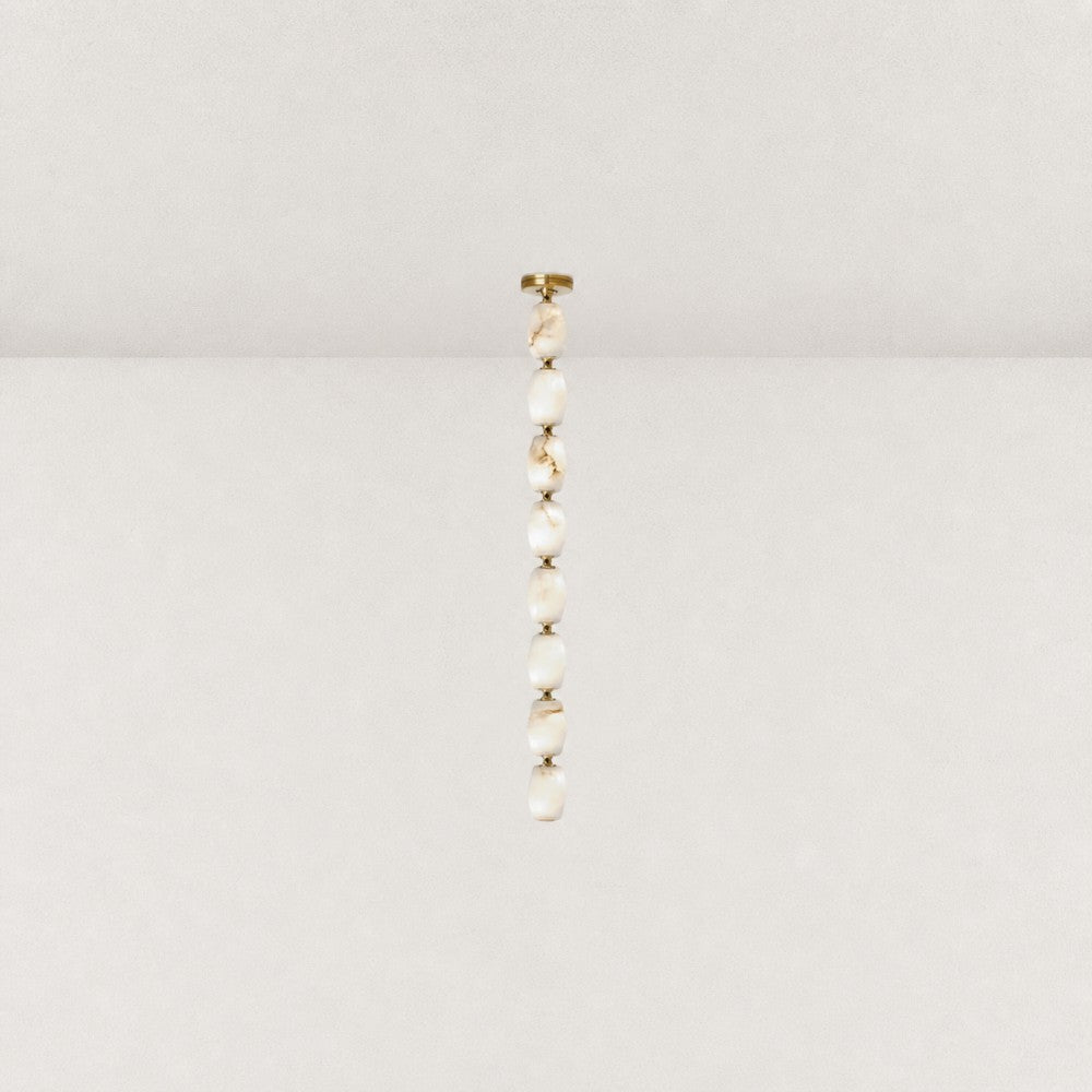 Dana Linear Alabaster Pendant 30”H