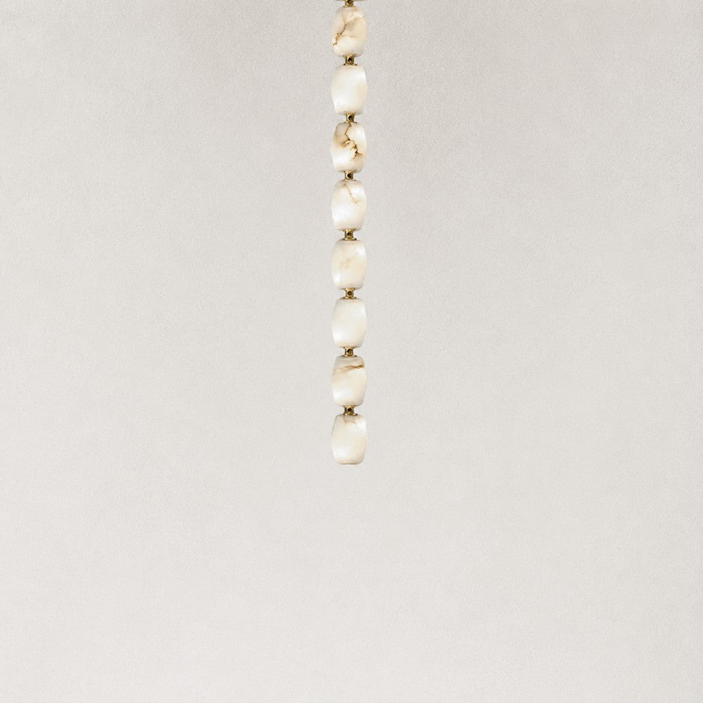 Dana Linear Alabaster Pendant 30”H