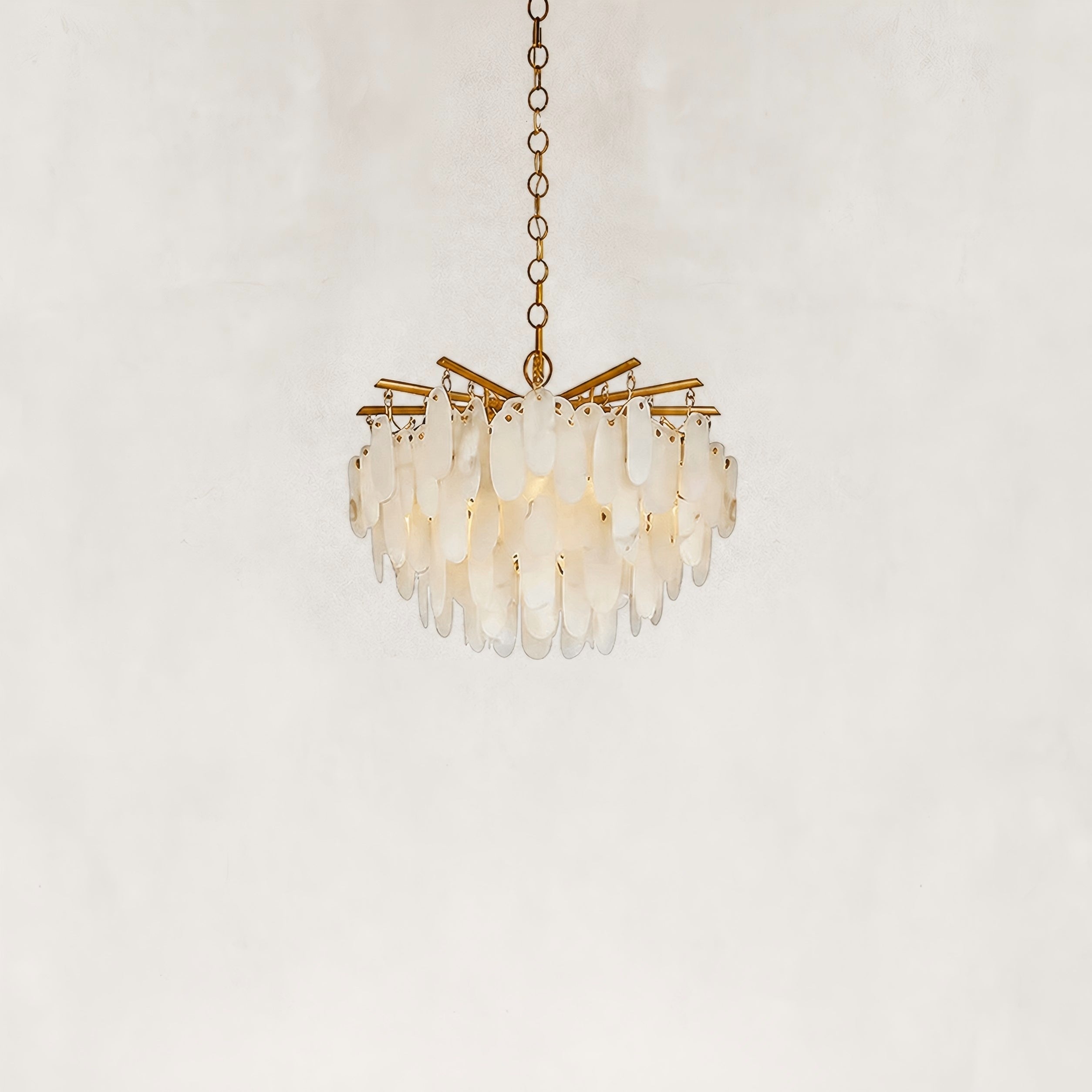 Coisini Ethereal Alabaster Semi-Flush Chandelier 24"D