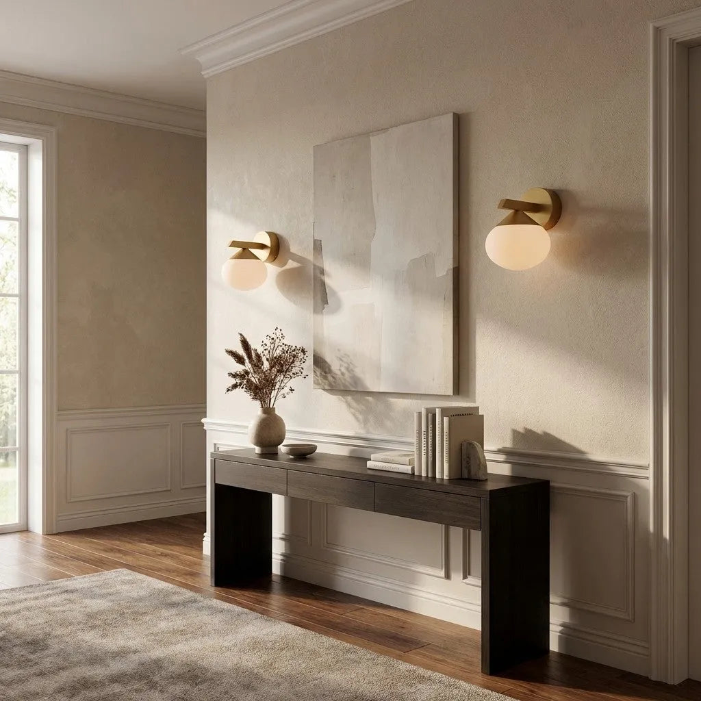 Conra Geometric Globe Wall Sconce