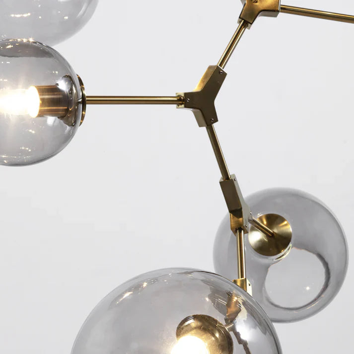 Covington Drop Globe Branching Bubble Chandelier 38"