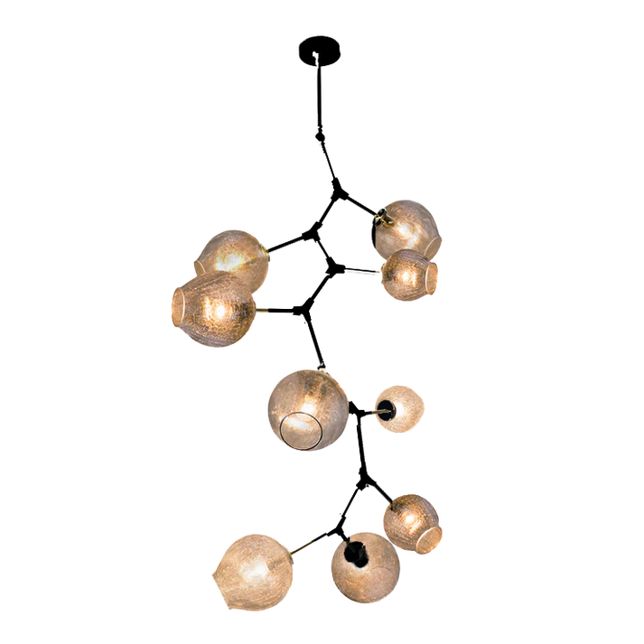 Covington Drop Globe Branching Bubble Chandelier 38"