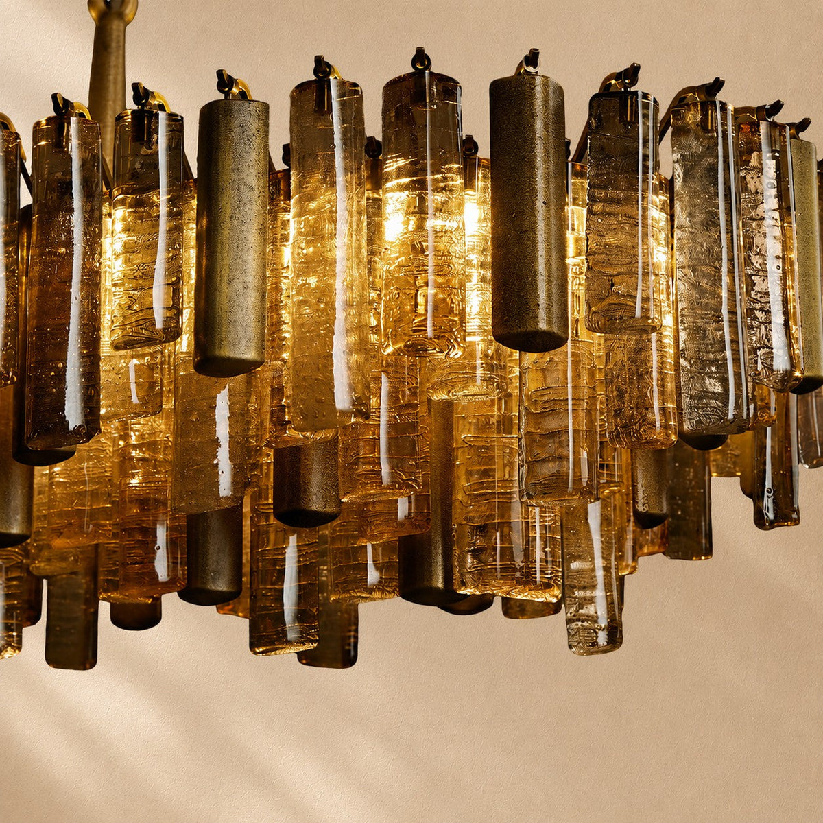 Dale Crystal Prism Linear Chandelier