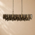 Dale Crystal Prism Linear Chandelier