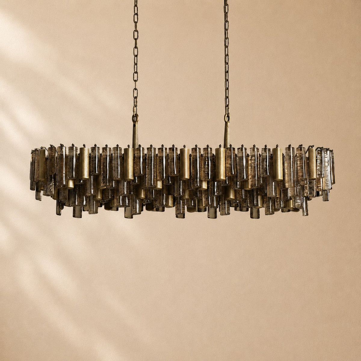 Dale Crystal Prism Linear Chandelier