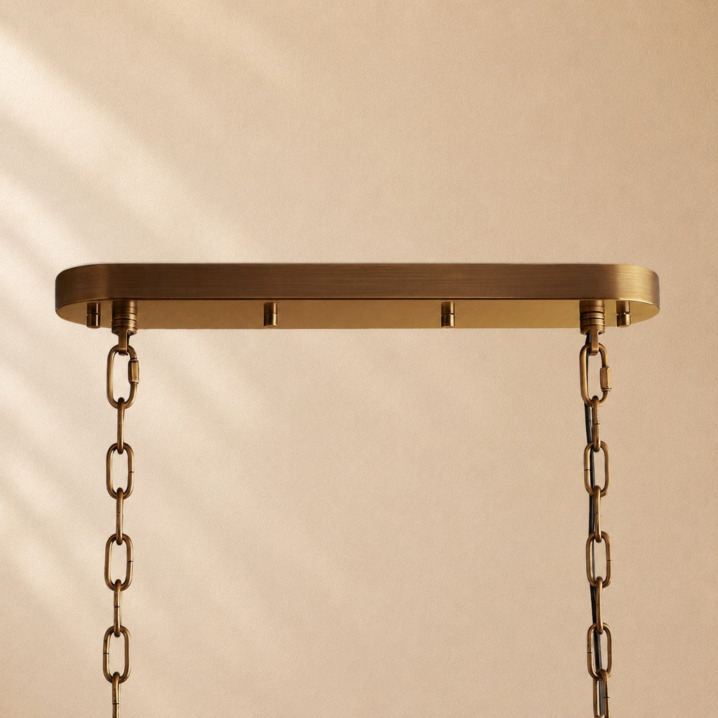 Dale Crystal Prism Linear Chandelier