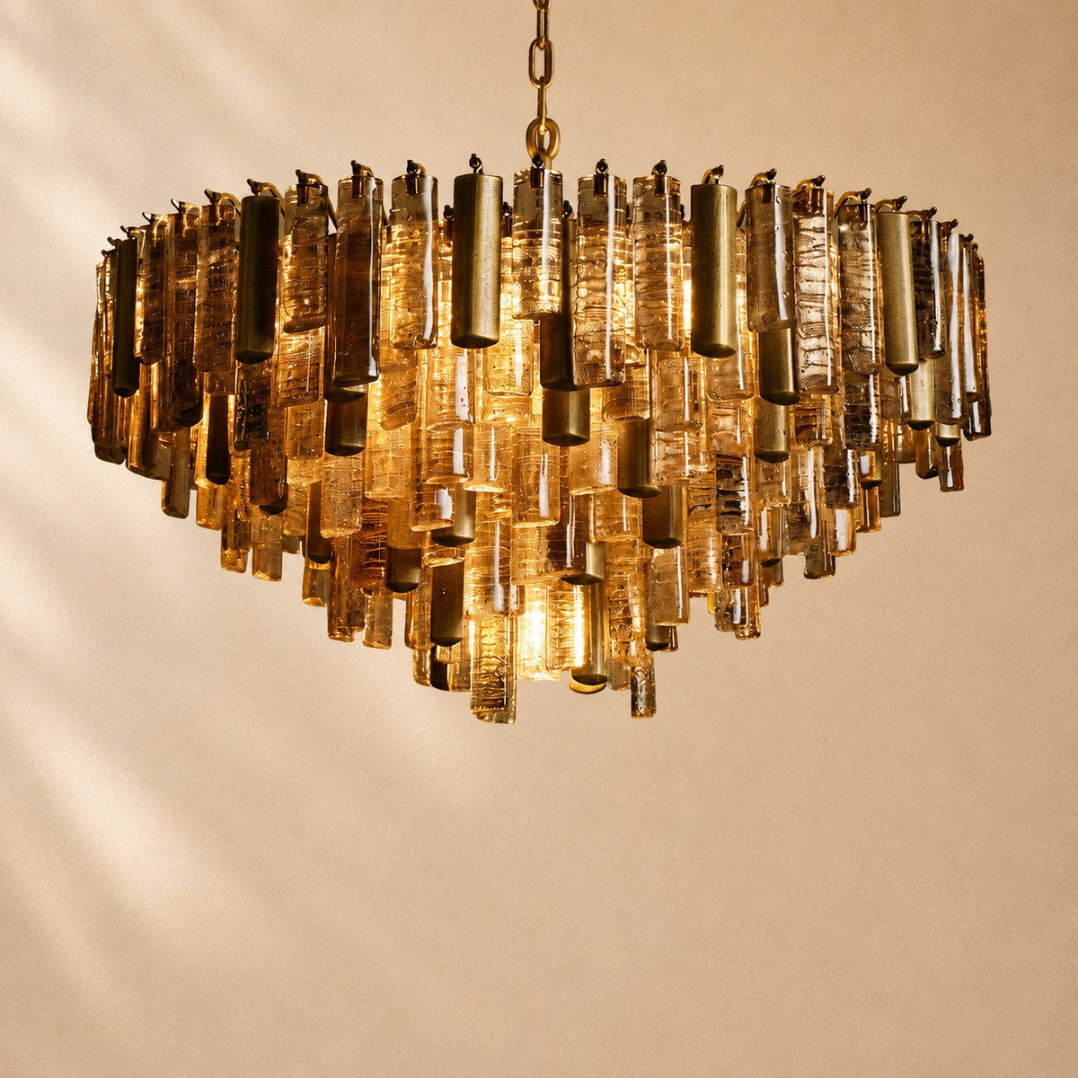 Dale Crystal Prism Round Chandelier