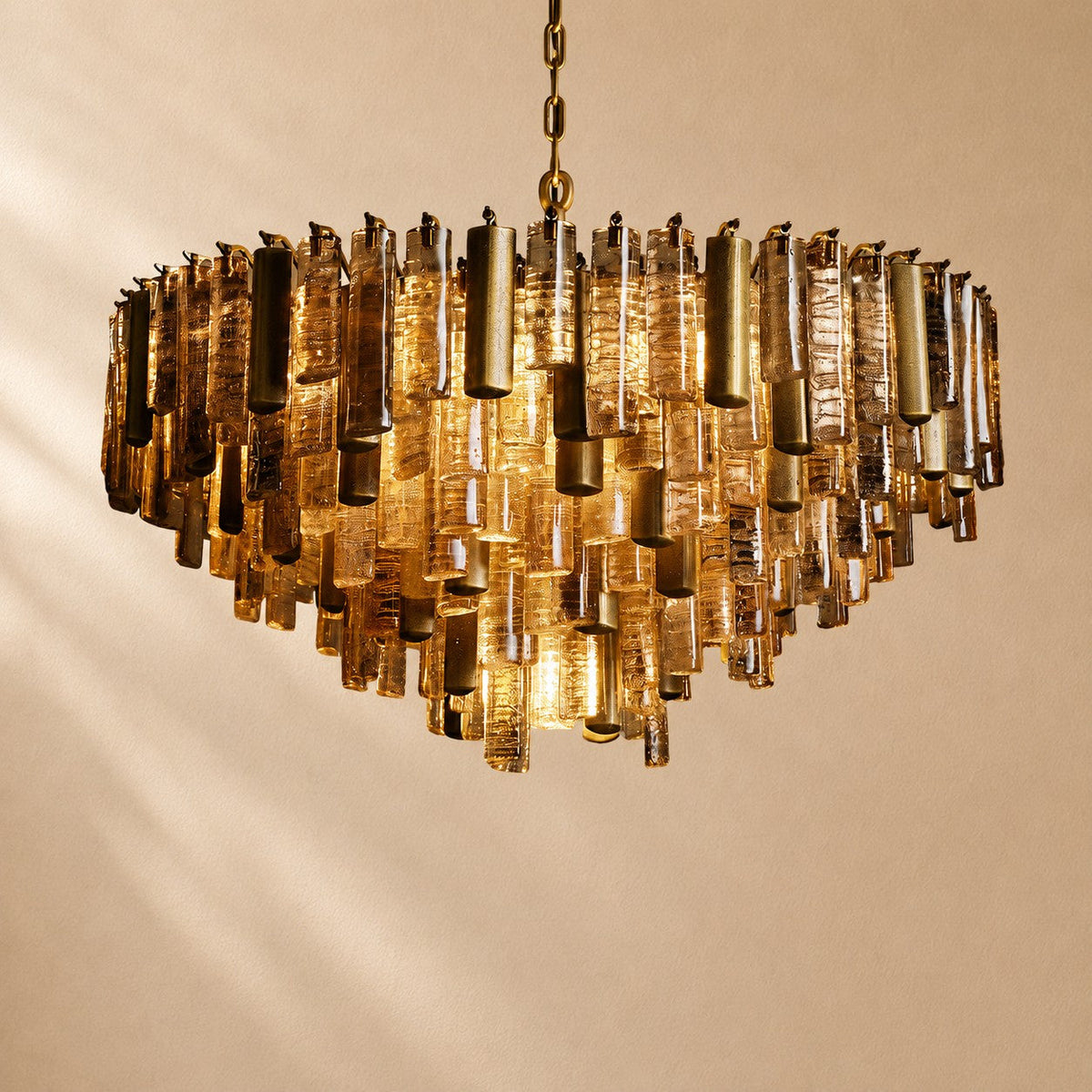 Dale Crystal Prism Round Chandelier