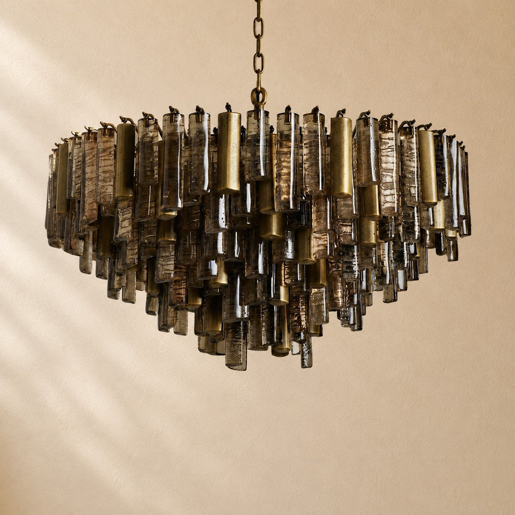 Dale Crystal Prism Round Chandelier