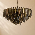 Dale Crystal Prism Round Chandelier