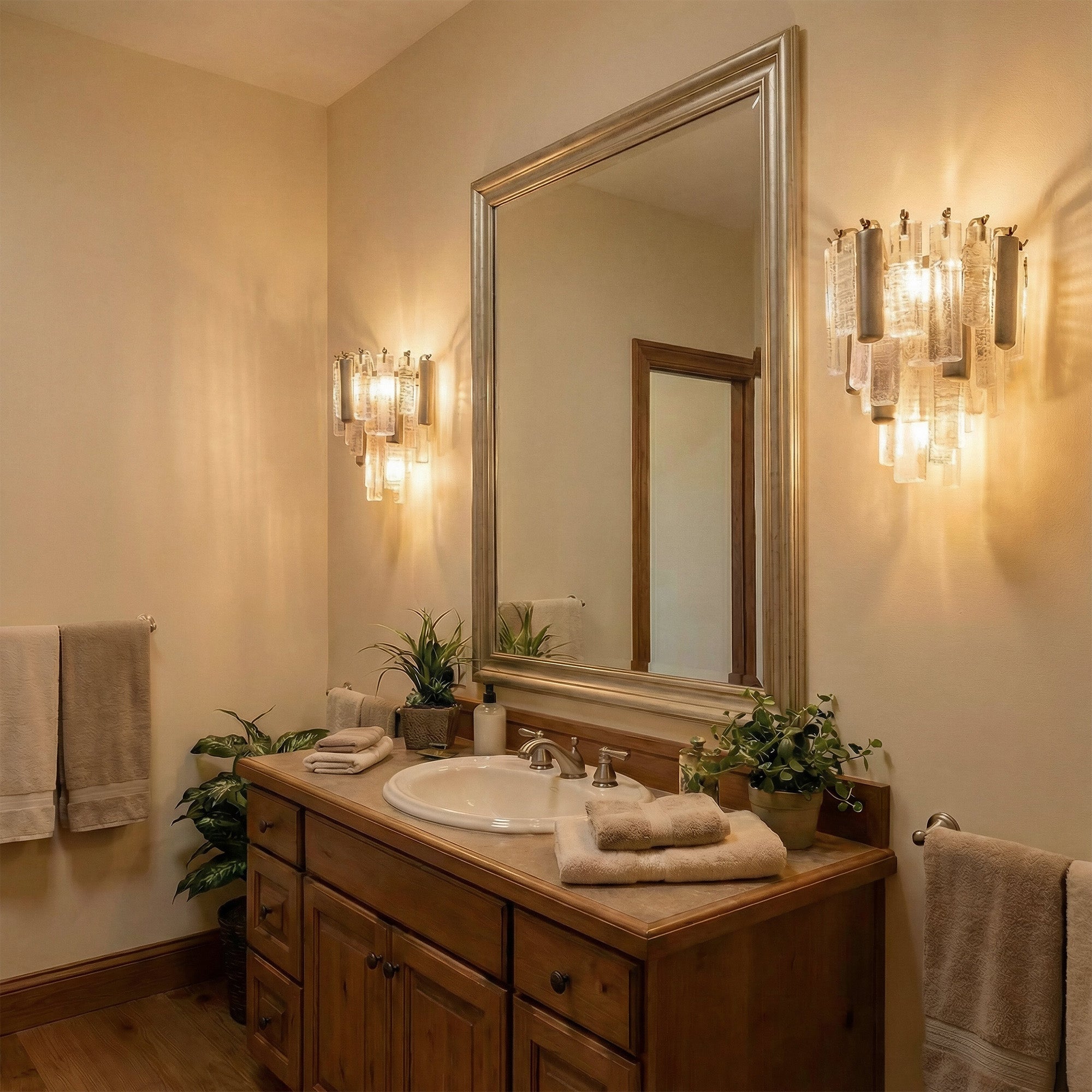 Dale Crystal Prism Wall Sconce