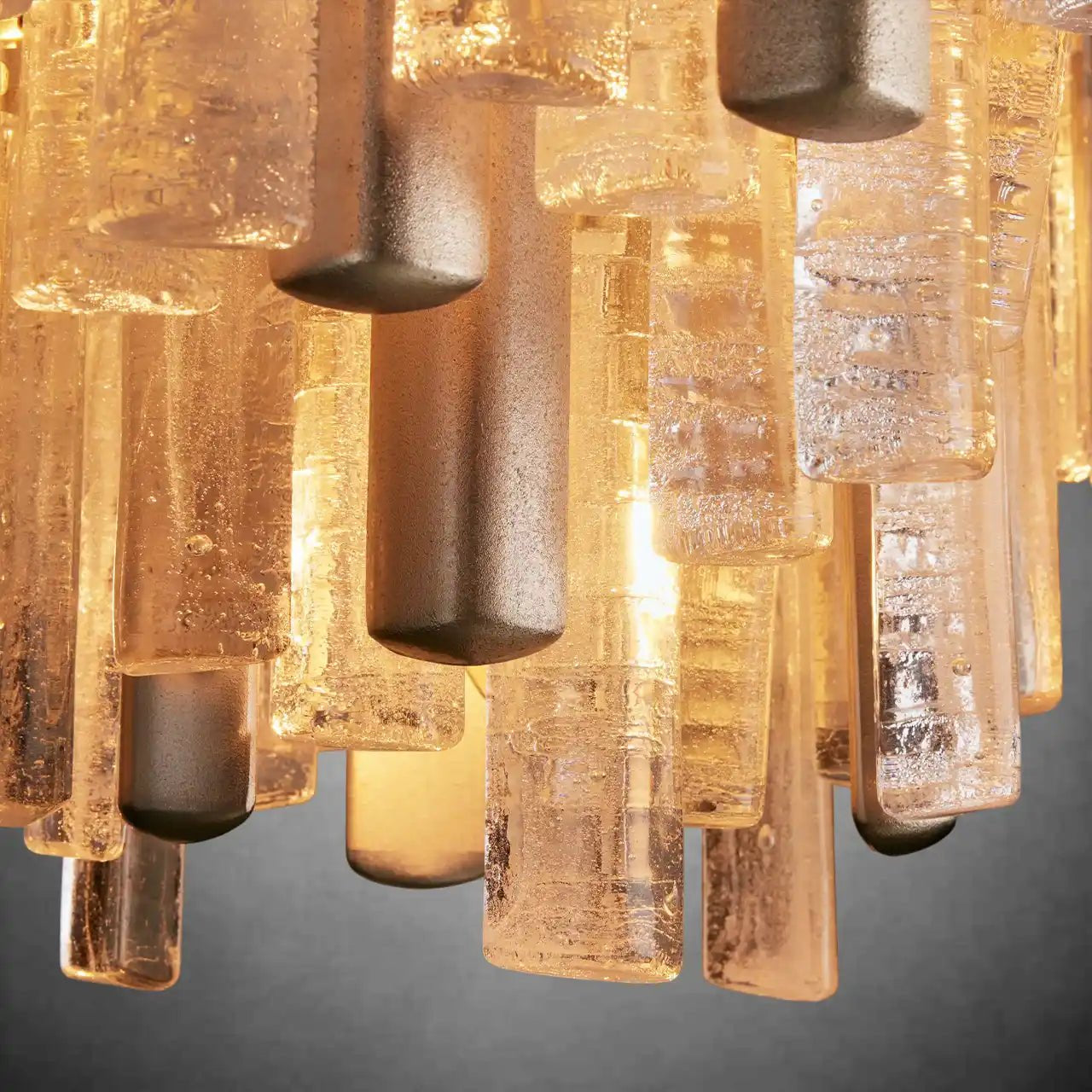 Dale Crystal Prism Flush Mount